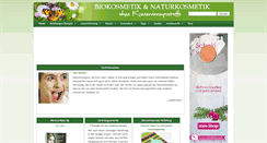 Desktop Screenshot of biokosmetik-konservierungsstoffe.de